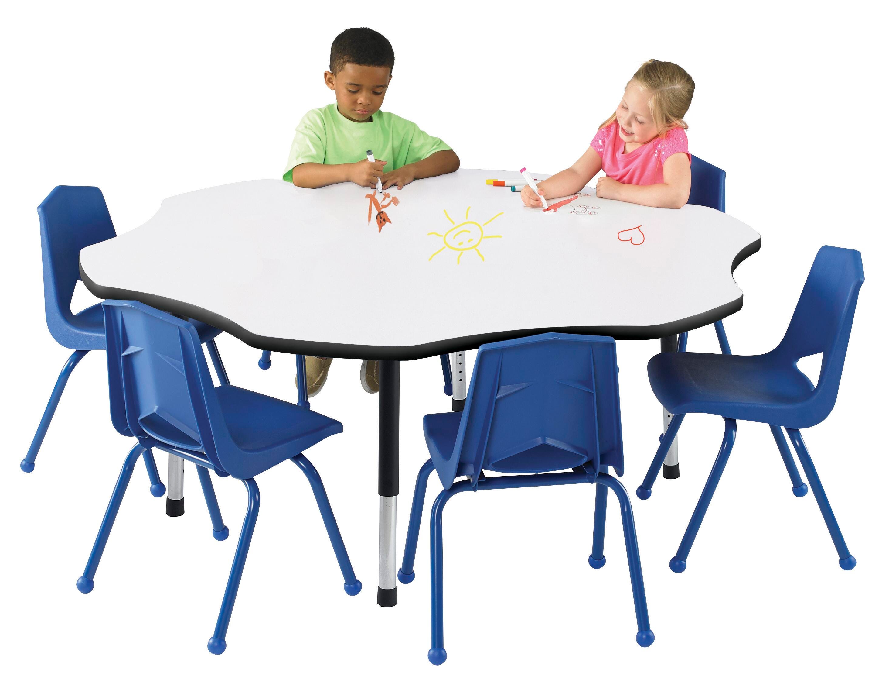 flower 学校机 Classroom Select NeoShape Activity Table, Flower